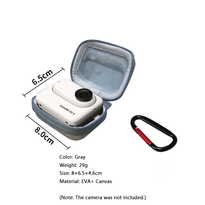 For insta360 go3 mini body bag 360 go 3 portable storage bag action camera protection accessories