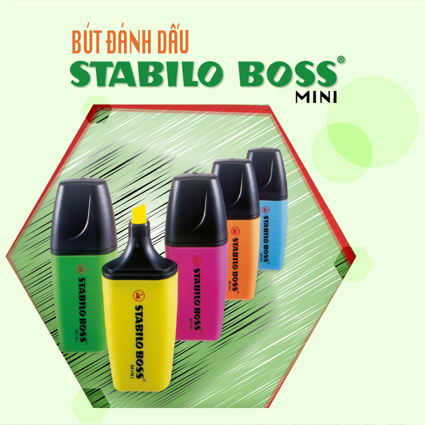 Bút dạ quang STABILO BOSS Mini Pastel/ Original