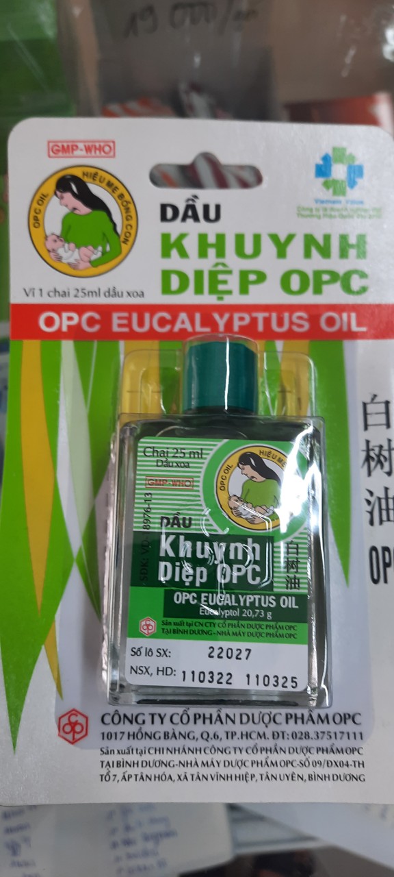 Dầu Khuynh Diệp OPC chai 25ml
