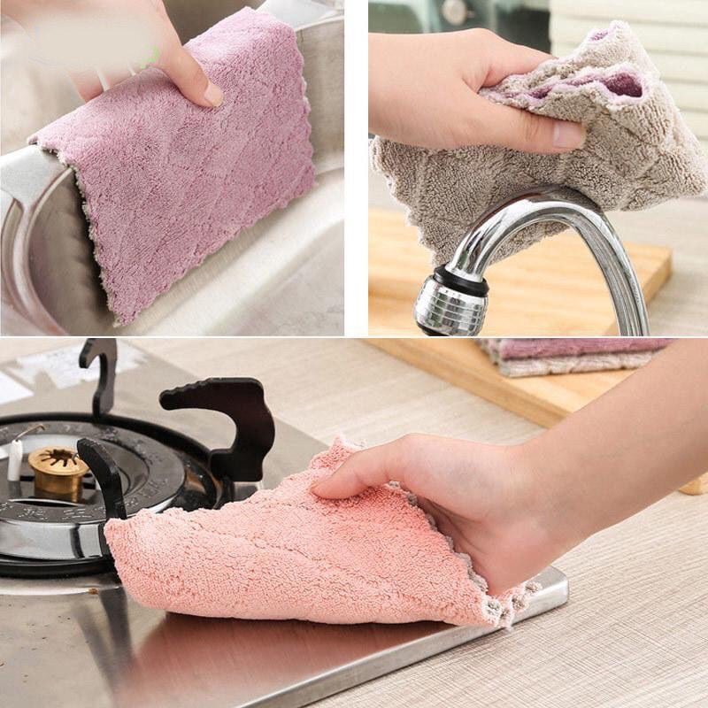 Khăn Lau Bàn 2 Mặt Siêu Thấm Hút