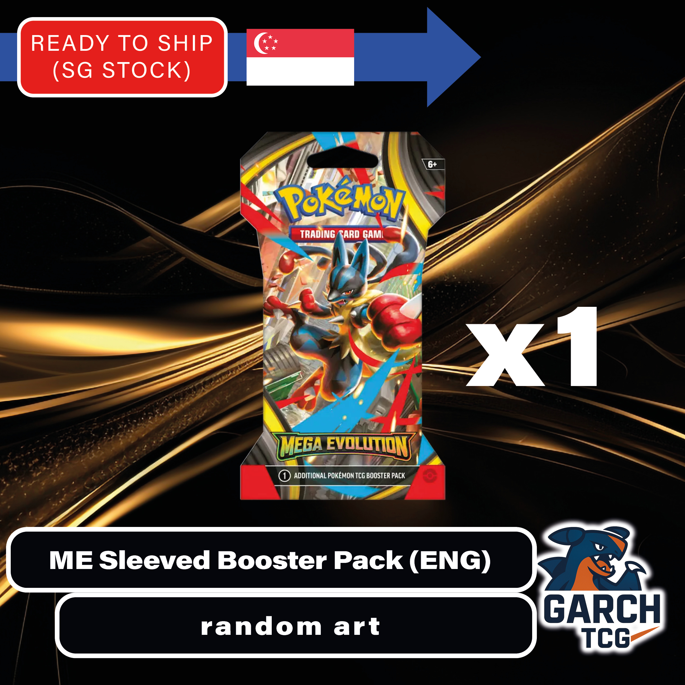 Pokémon Mega Evolution (ME01) Booster Bundle Box - Factory Sealed, 6 Packs, Brilliant Stars 2 thumbnail image