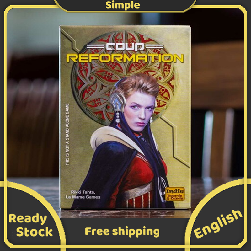 Coup Reformation Board Game Expansion English Version Party Family