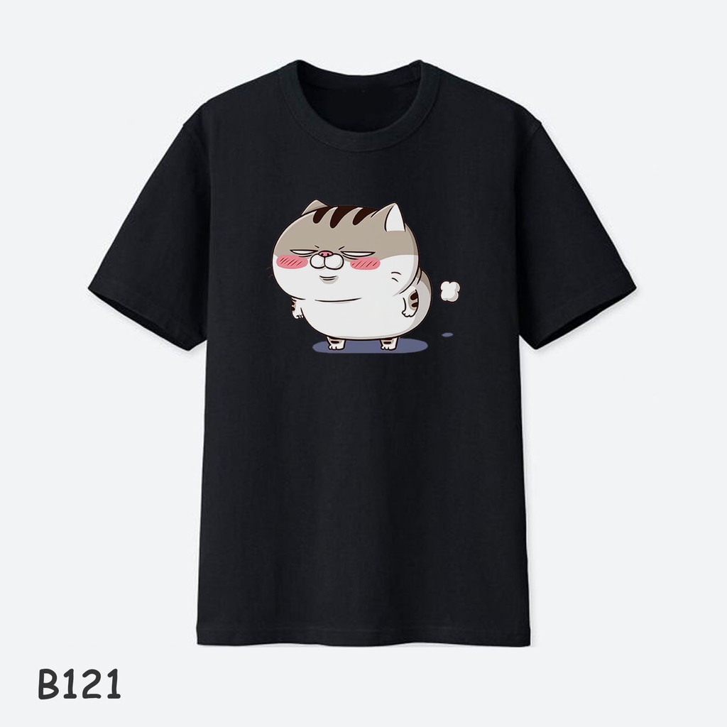 Áo Thun Basic Cotton Tee | Áo Thun Mèo Ami Bụng Bự (Mẫu 120-129)