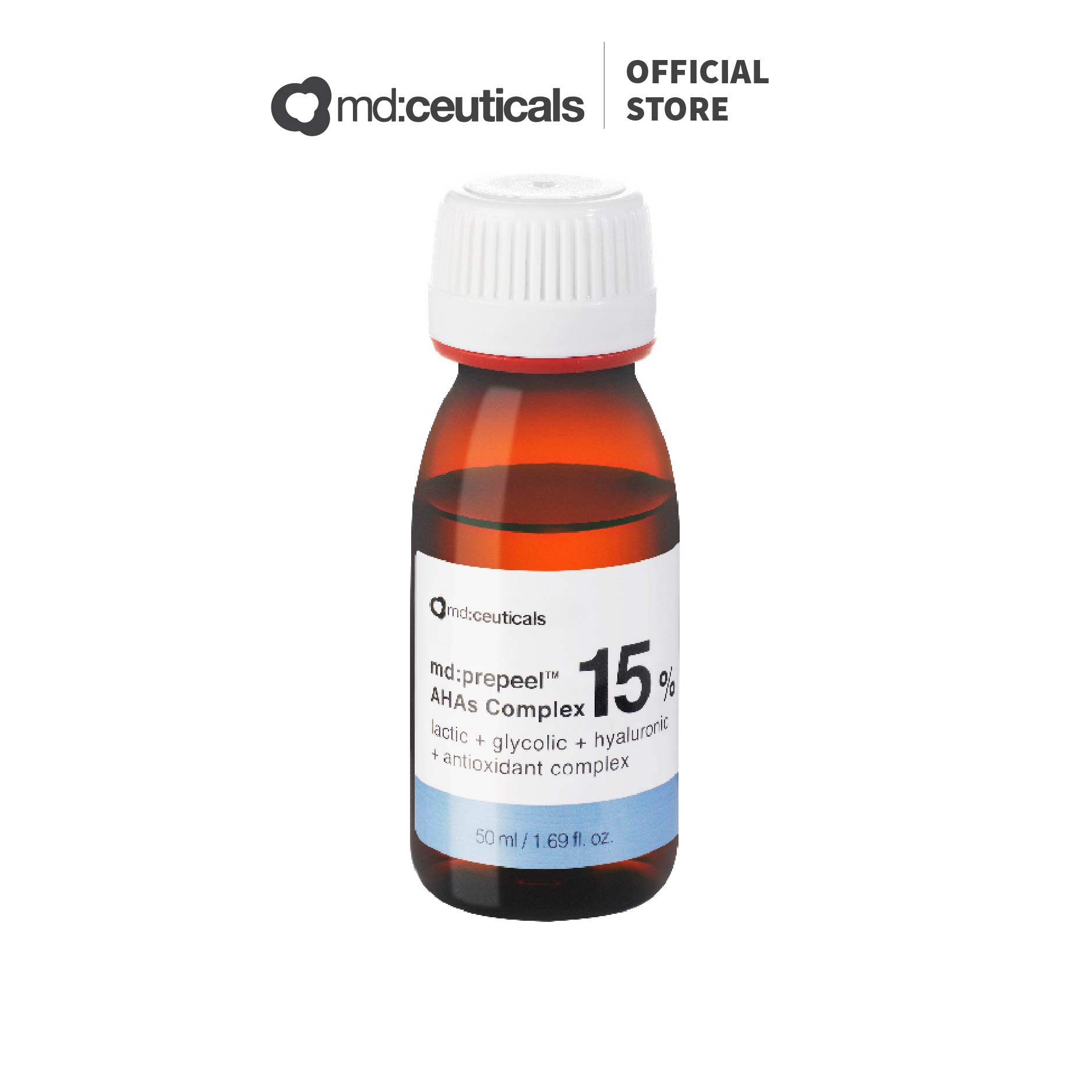 Thay da sinh học trắng sáng da & căng bóng da Md:prepeel Beta&AHAs Complex 15% (50ml)