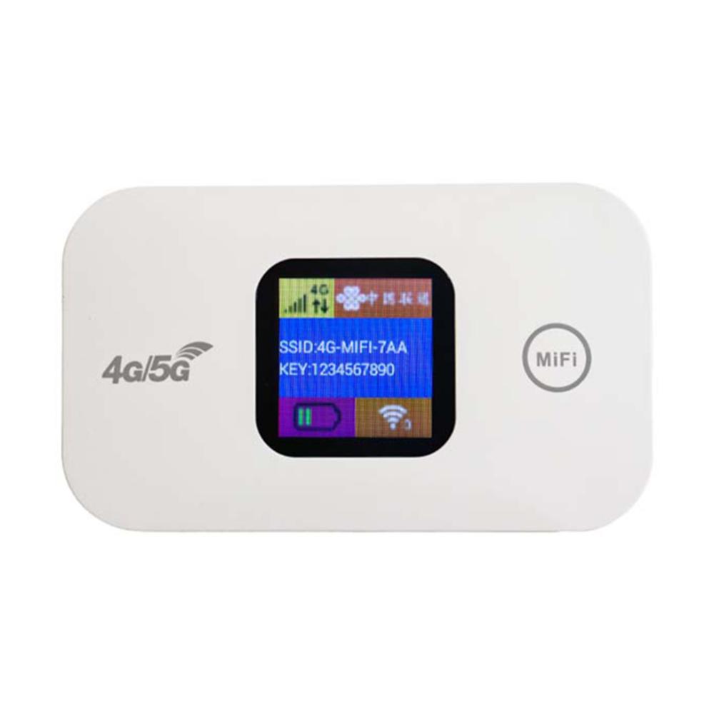 4G LTE Mobile WiFi Hotspot 150Mbps Mini 4G Router Sim Card Slot Portable Network Hotspot Device Colorful LED Display