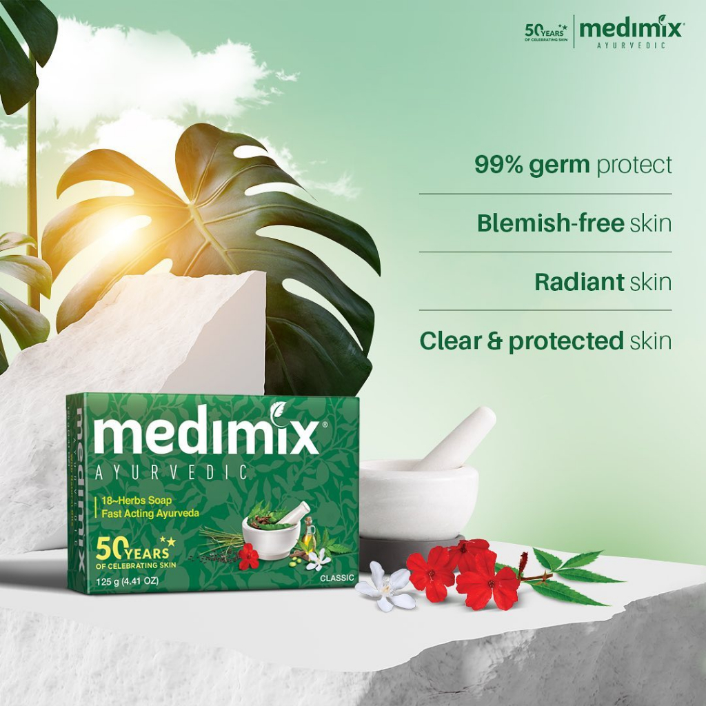 Xà bông 18 loại thảo dược Medimix - NB003