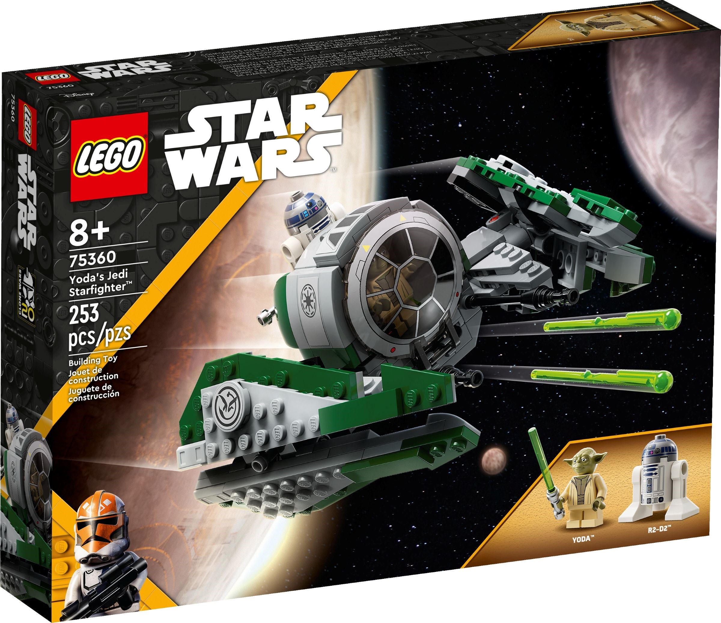 ㅁ ㄴ LEGO Star Wars 75360 Yoda's Jedi Starfighter | Lazada Singapore