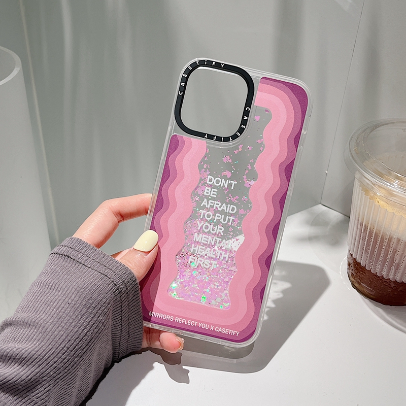 Original Casetify Don't Be Afraid By Mirrors Reflect You Rainbow