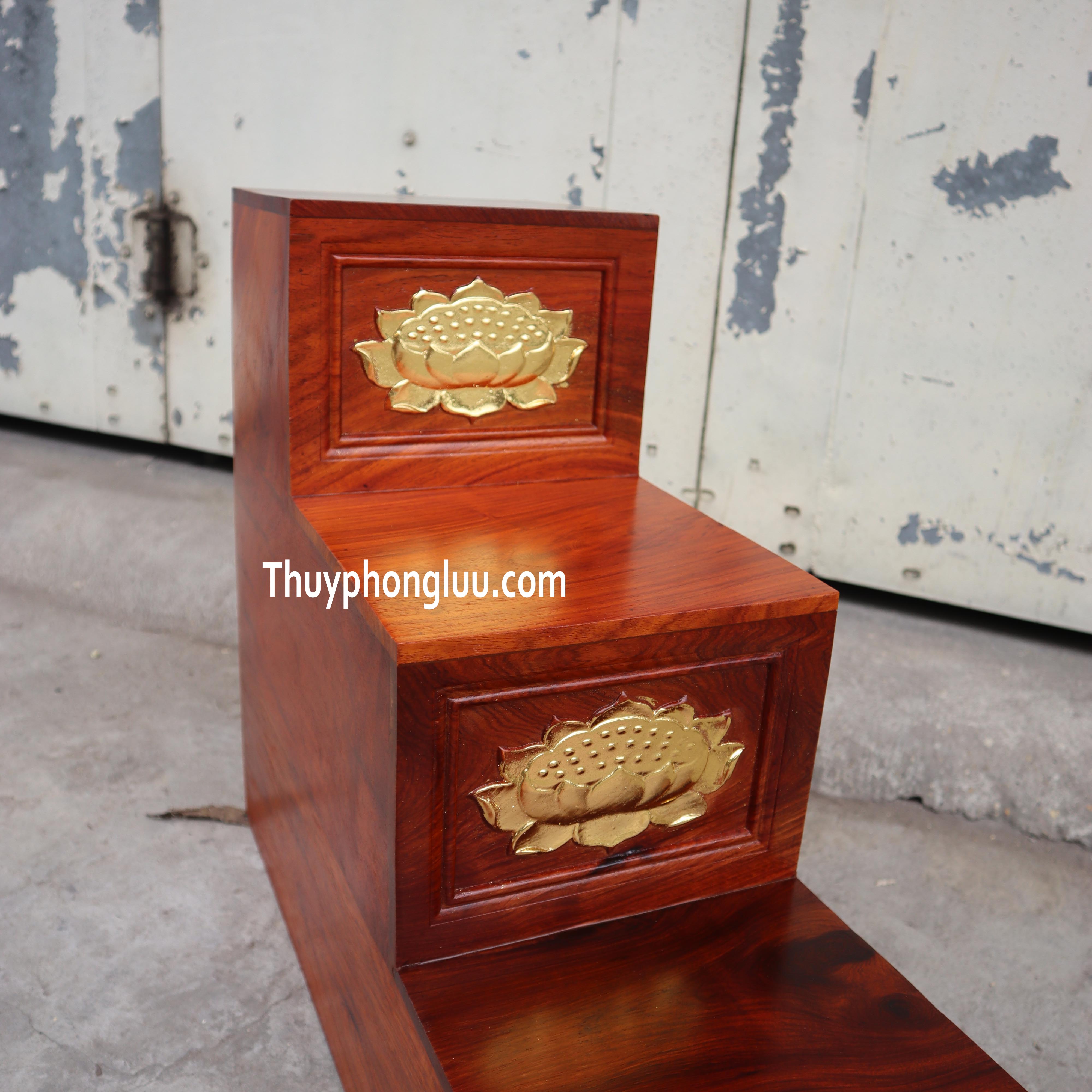 Tam cấp bậc thang đế hộp hoa sen 4 cỡ bục thờ