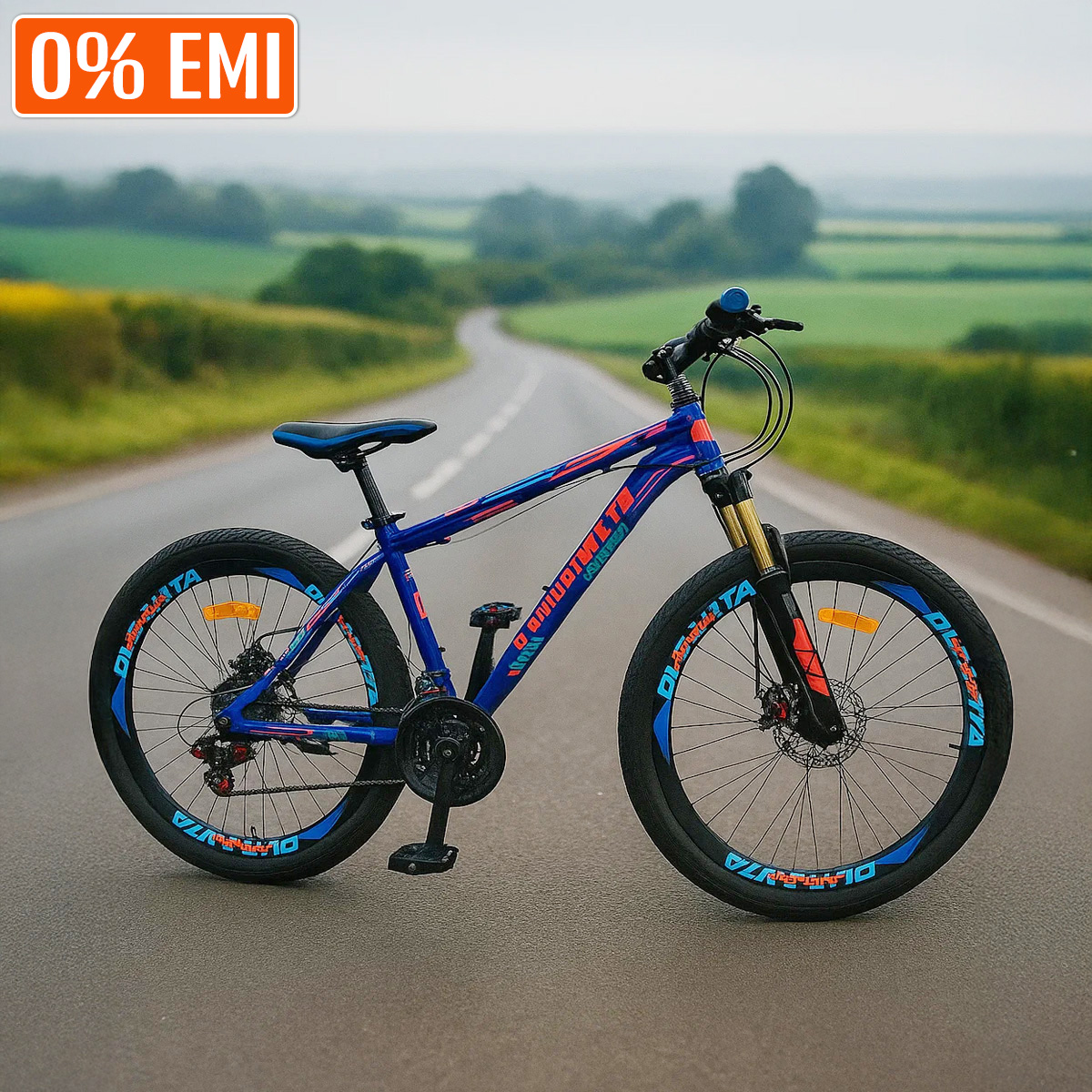 26 inchi 21 Speed Gear Cycle With Suspension Lockout fork High Rim Coloring Fat Spoke With Shimano Parts