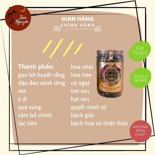 [Có sẵn] Trà an sinh organic Hộp 500g