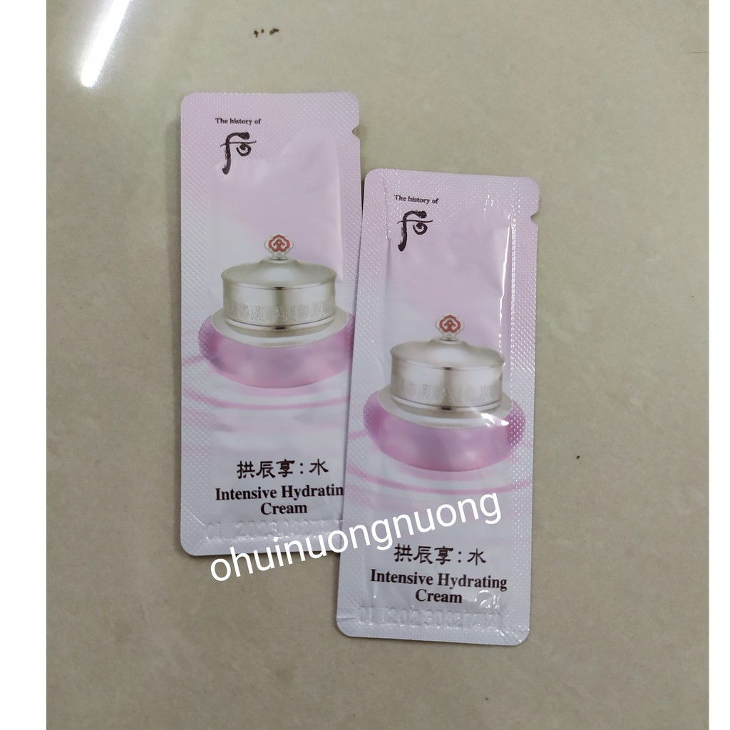 Combo 10 gói kem Whoo dưỡng ẩm cấp nước