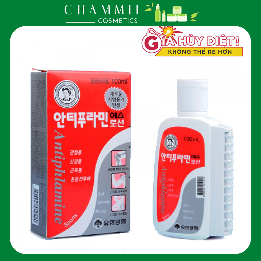 [Set 3 Chai] Dầu nóng xoa bóp Hàn Quốc Antiphlamine 100ml