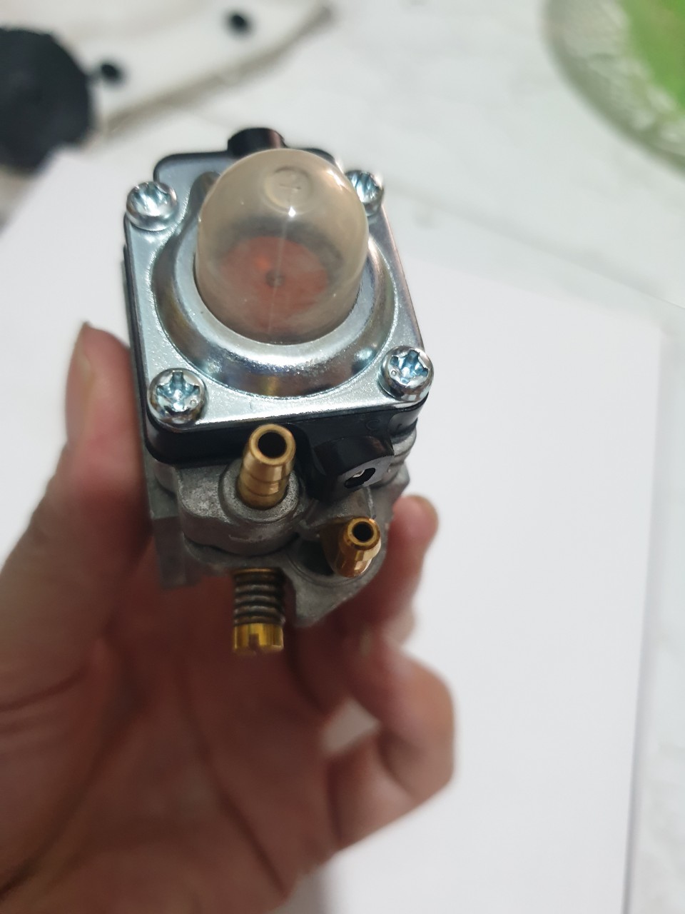 BÌNH XĂNG CON (BỘ CHẾ HÒA KHÍ ) MÁY CẮT CỎ 260/330. KASEI