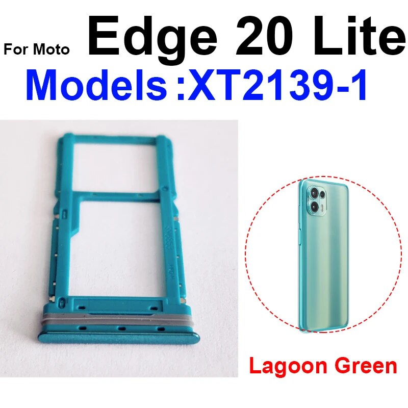 Sim Card Tray Slot For Motorola MOTO Edge 20 Pro 30 Pro S Pro 20 Lite Edge X30 SIM Card Holder Card Reader Socket Adapter. 