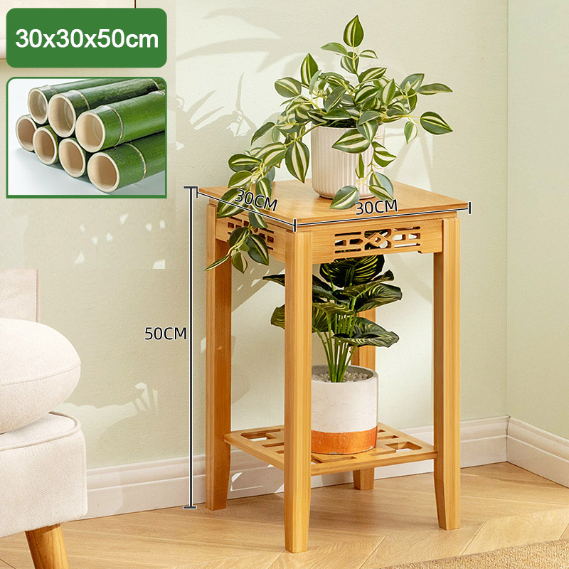 Storage Shelf Balcony flower stand, potted plant shelf solid wood, multi-storey indoor floor, succulent living room, flower stand, flower pot stand, flower table