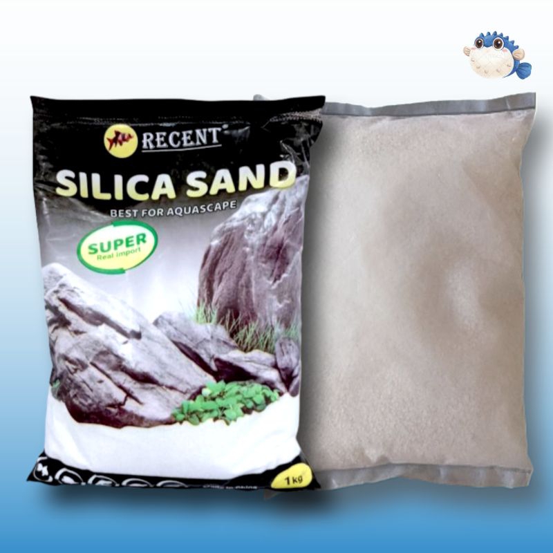 Pasir aquarium aquascape pasir SILICA RECENT 1 KG