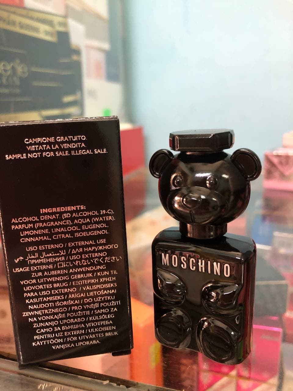Thơm mini moschino gấu đen 5ml
