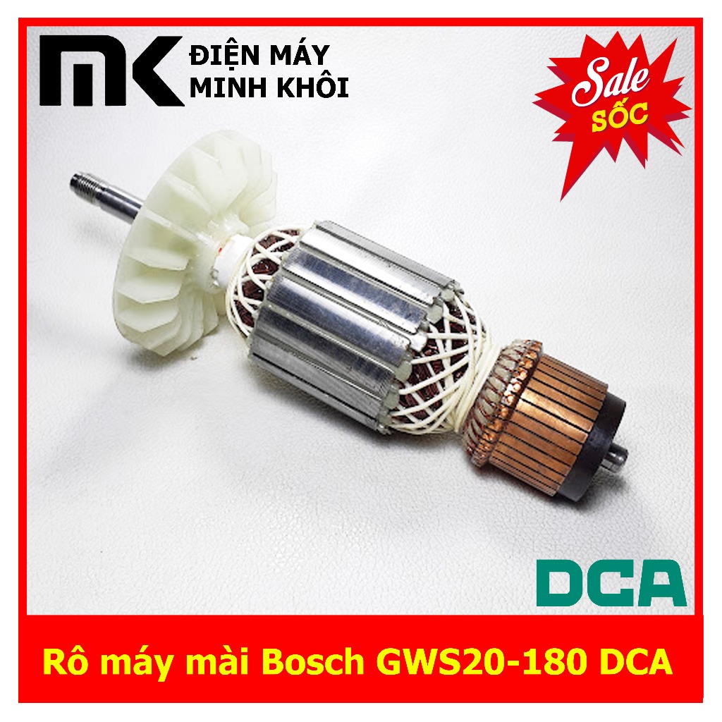 (Hàng DCA) Rô máy mài Bosch GWS20-180 trục ren