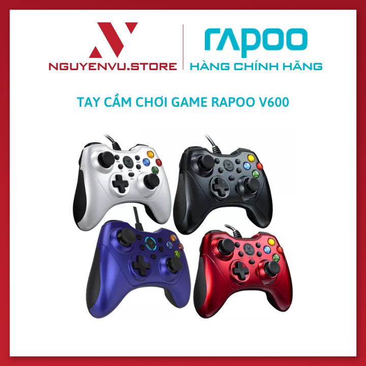 Tay cầm chơi game Rapoo V600 - Hàng Chính Hãng