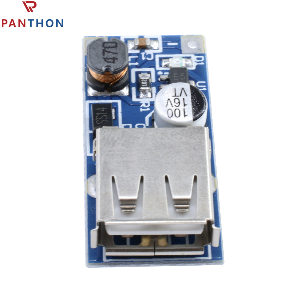 【💕Ready Stock🎉】PANTHON 0.9-5v Boost Blue Board DC 0.9-5V to 5V Booster USB Mobile Boost Power PCB Module