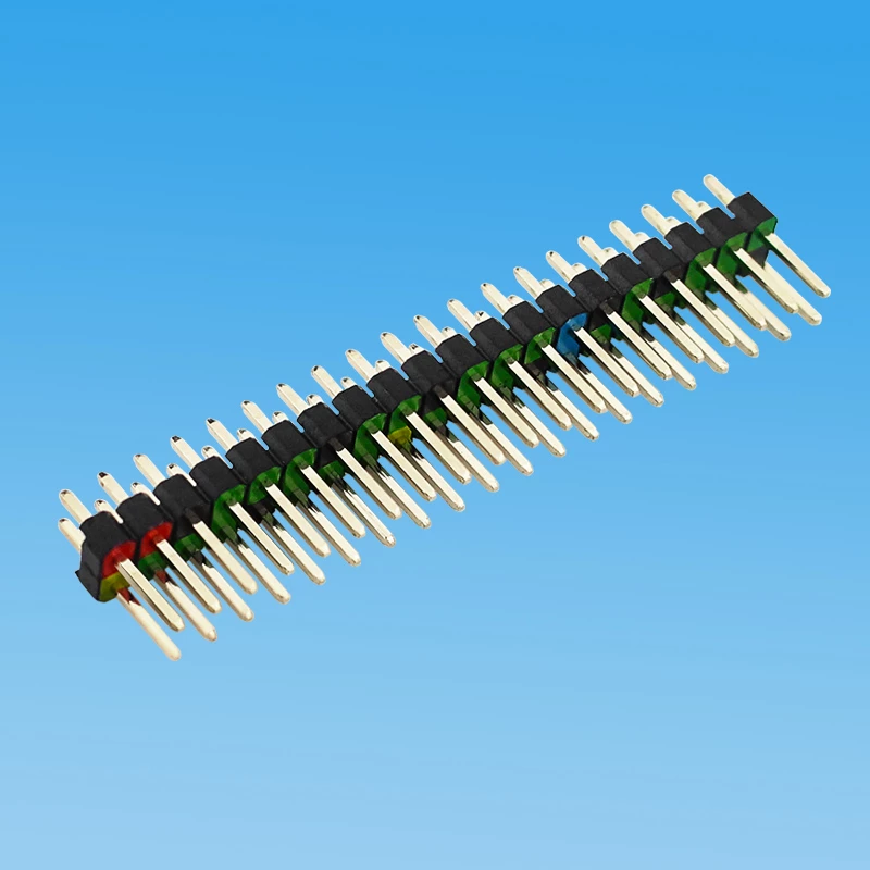 Đầu Cắm GPIO 2X20 Chân Đầu Cắm Nhiều Màu Sắc Ngăn Chặn Sai Lầm Đầu Nối GPIO Hai Hàng 20 Chân Cho Raspberry Pi Zero 2 W