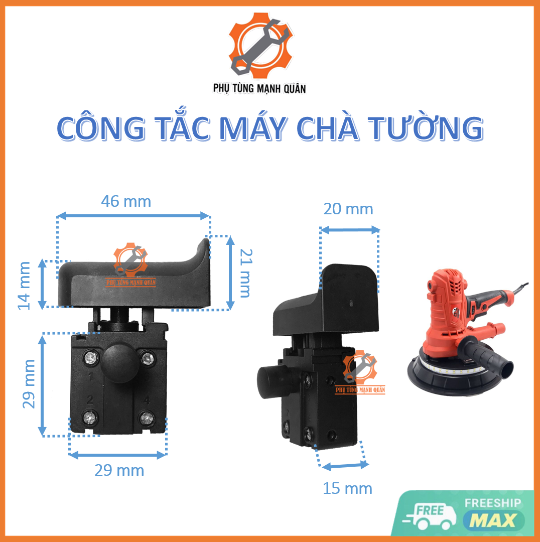 Công tắc máy chà tường