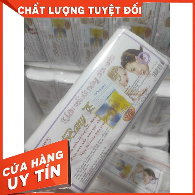 ♥️SỶ 5 GÓI♥️ Khăn Vải Khô Đa Năng PHÚ ĐẠT tinh khiết 99%