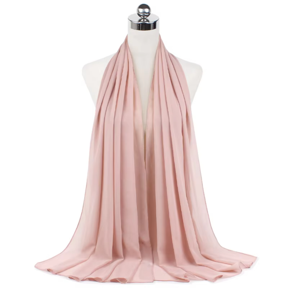 Voile Chic Non-Slip Premium Chiffon Hijab Scarf for Women - Lightweight Head Scarf Wrap for Full Coverage and All Day Comfort