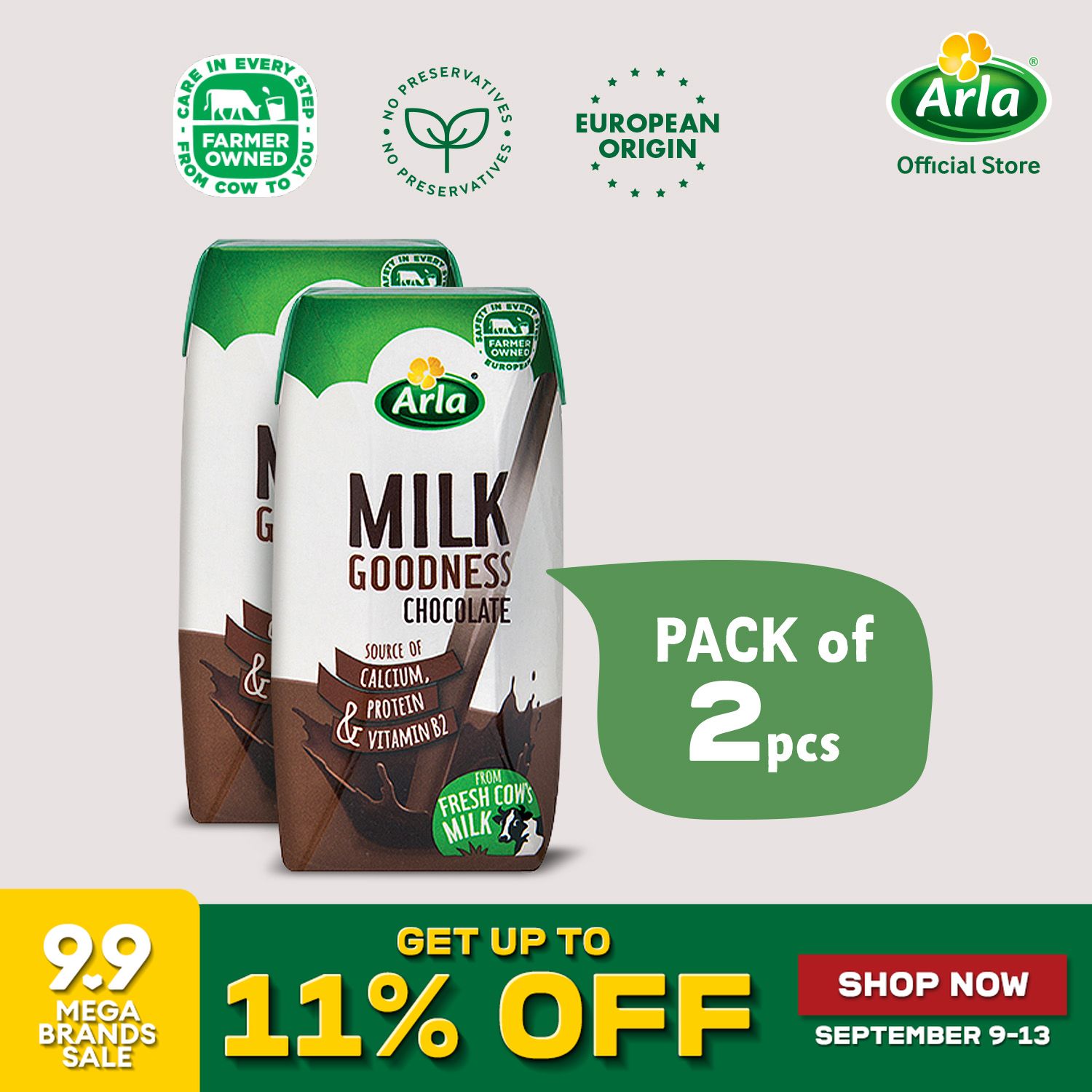 Arla Chocolate Milk 200ml 2-Pack | Lazada PH