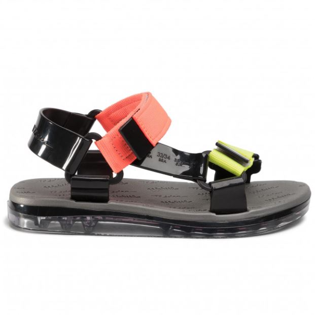 Giày sandals Melissa Papete + Rider AD - Đen