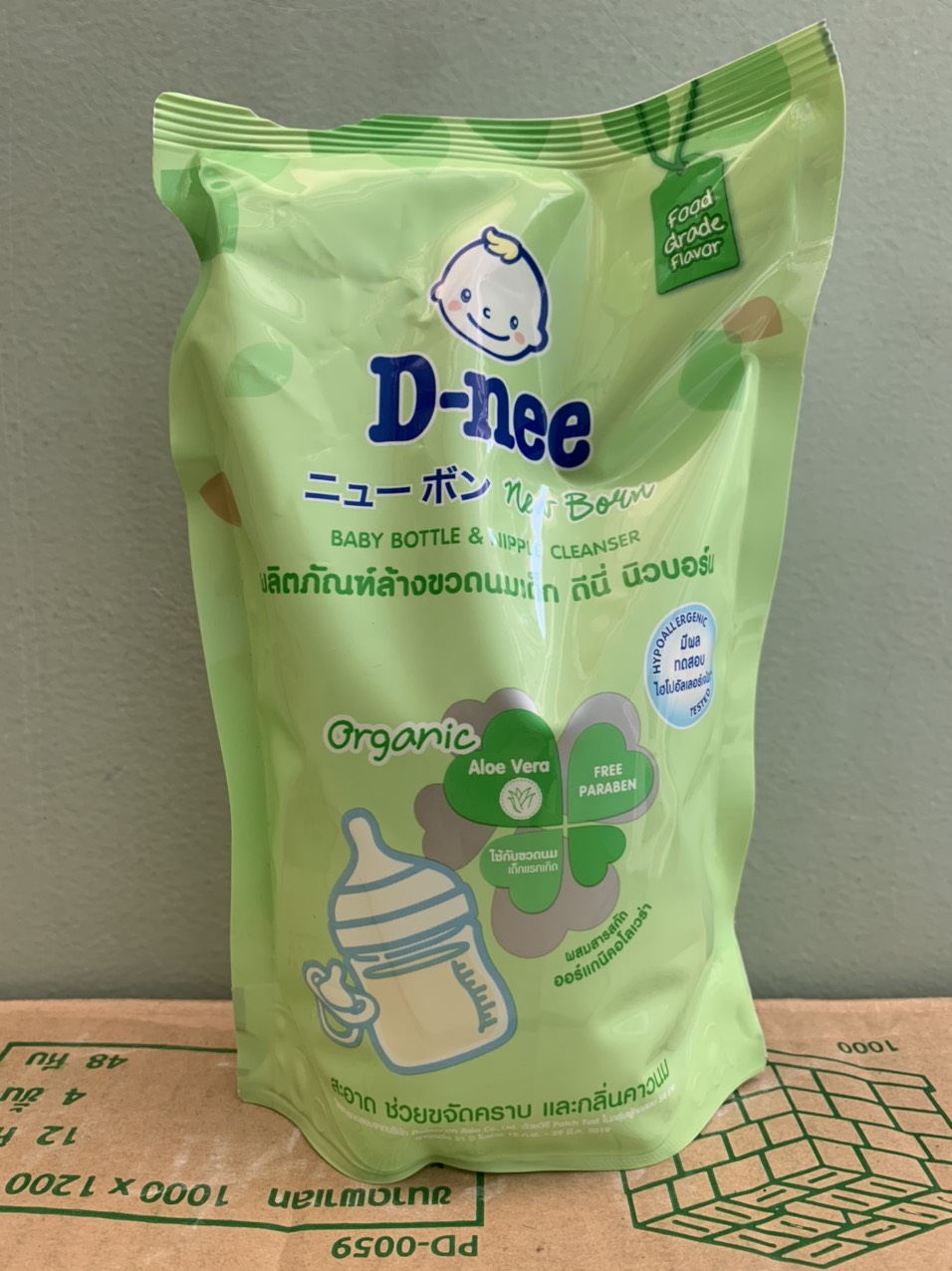 Nước rửa bình sữa Dnee Thái 400/600/620ML (Mẫu Mới Organic)
