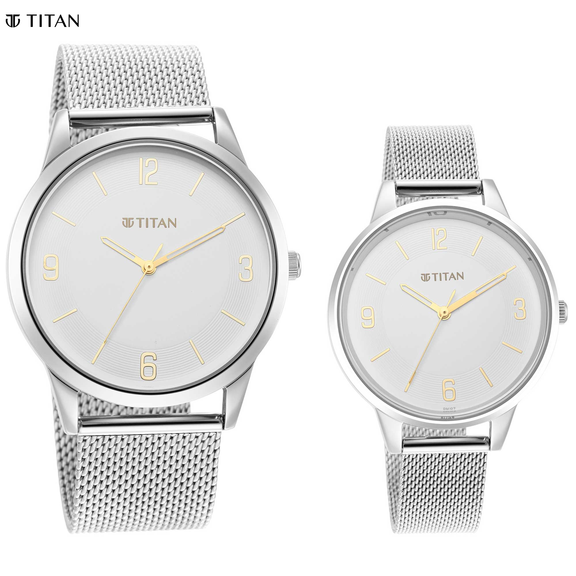 titan watch couple price