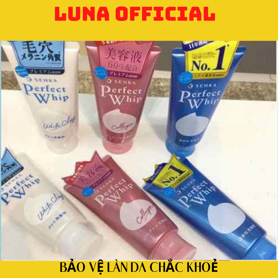 Sữa Rửa Mặt Senka Perfect Whip 120g - Nhật Bản
