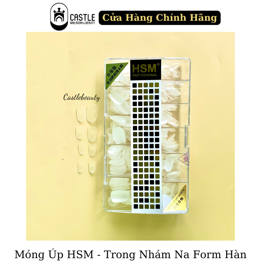 Móng Úp HSM Tròn Hạt Na Trong Nhám