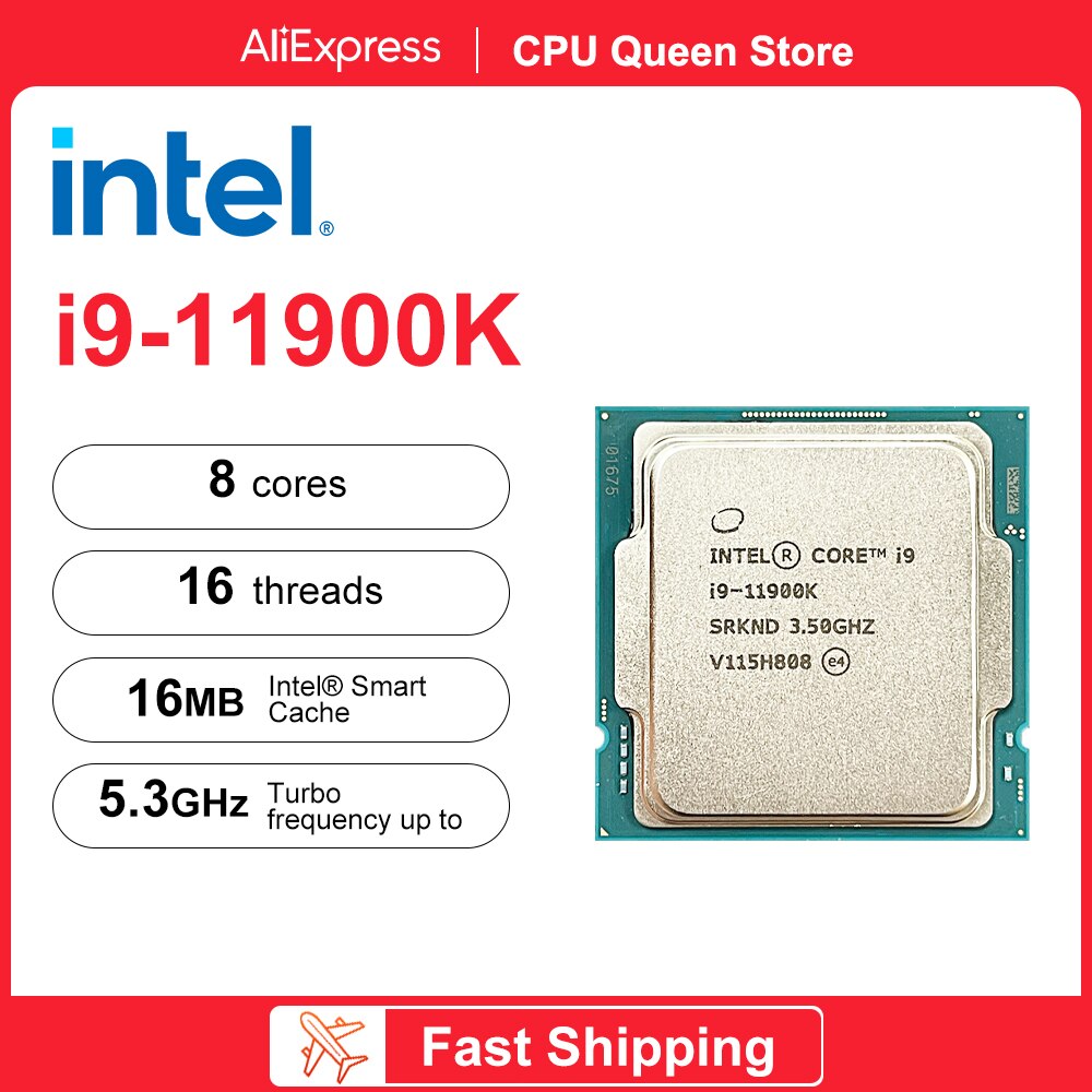 Intel Core i9-11900K SRKND 8C 3.5GHz 16MB 125W LGA1200