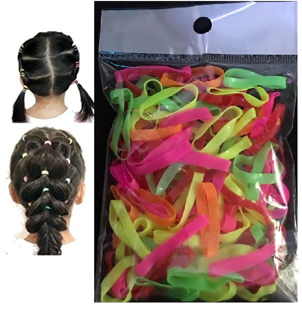 100pcs MAKAPAL Hair Elastic Rubber band Hair Ties / Ponytail Lazada PH