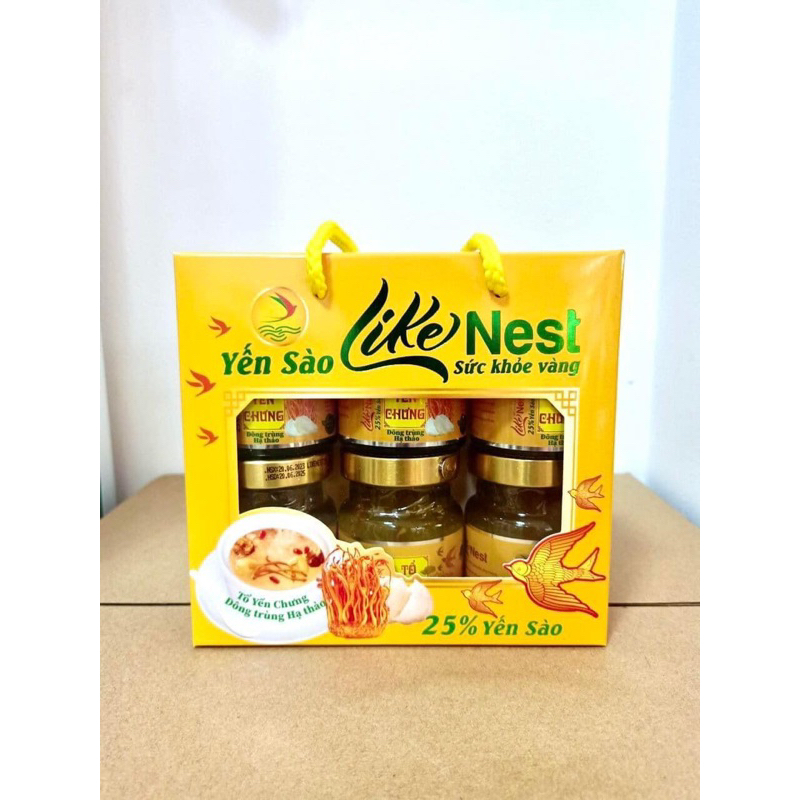 Yến sào Like Nest hop 6 hủ giao ngẫu nhiên
