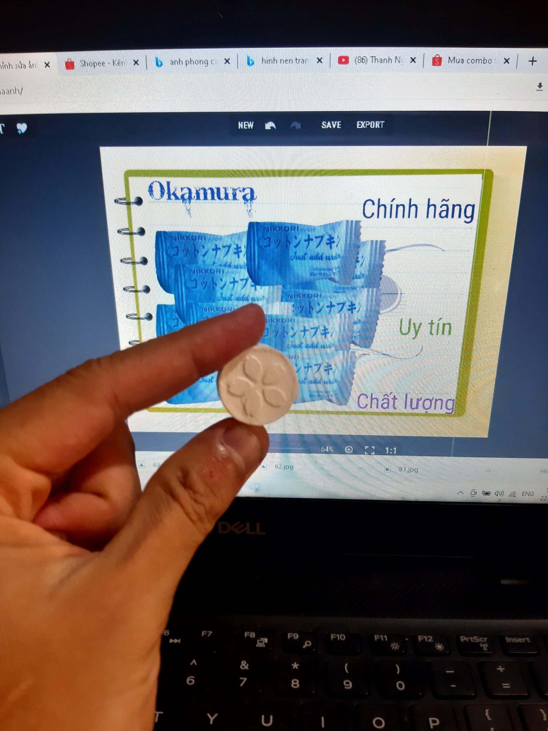 Nikkori - Combo 10 Viên Khăn Giấy Khô Dạng Nén