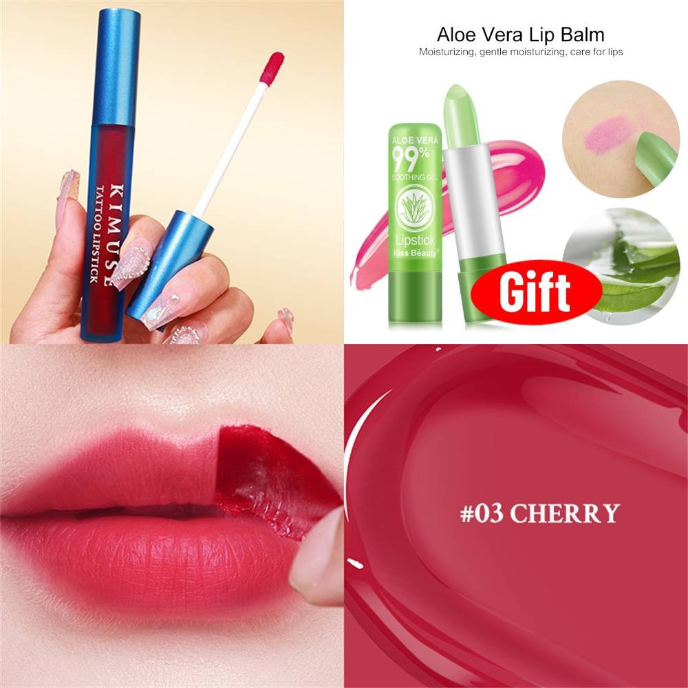 Lorzi KIMUSE Tattoo Lipstick Tear Lacquer Matte Mist Stained Lip Tear Lipstick Moisturizing Tear Lacquer Lip Honey Cross border Makeup