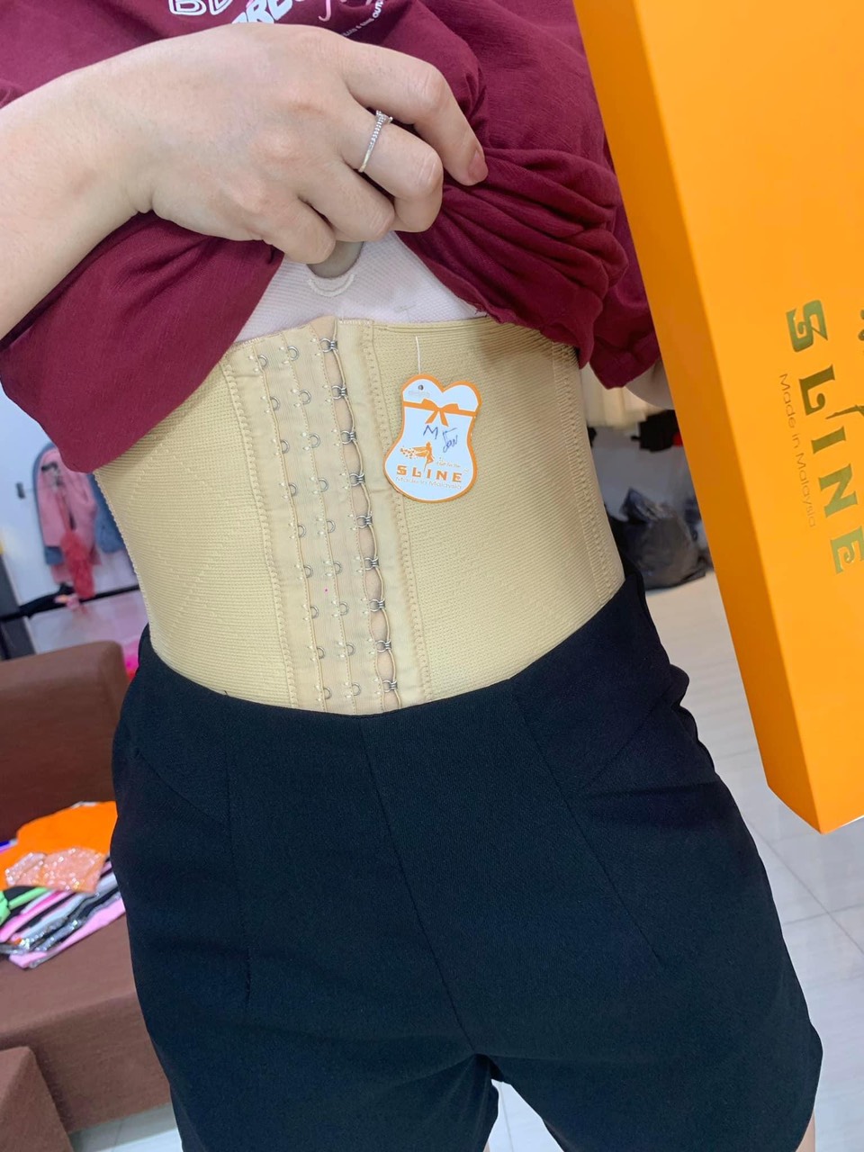 Gen nịt bụng sline nhập khẩu malaysia, đai định hình siết eo giảm mỡ bụng. cam kết chính hãng