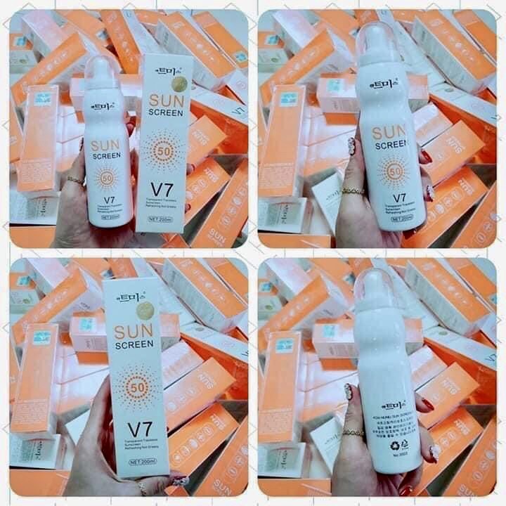Xịt Chống Nắng V7 Sun
