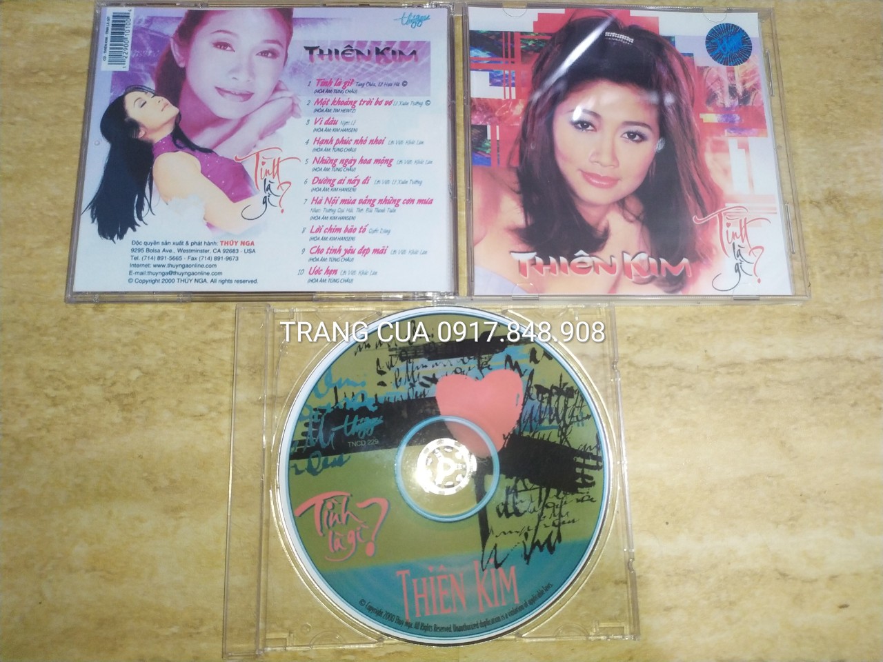 Bộ 07CD ca sĩ Thiên Kim nhạc hải ngoại