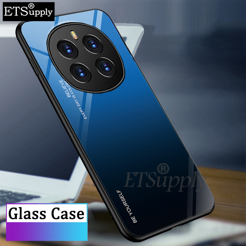 Phone case Honor Magic 7 Pro Gradient Mirror Tempered Glass Protector Hard Back Cover Honor Magic 7Pro Case. 