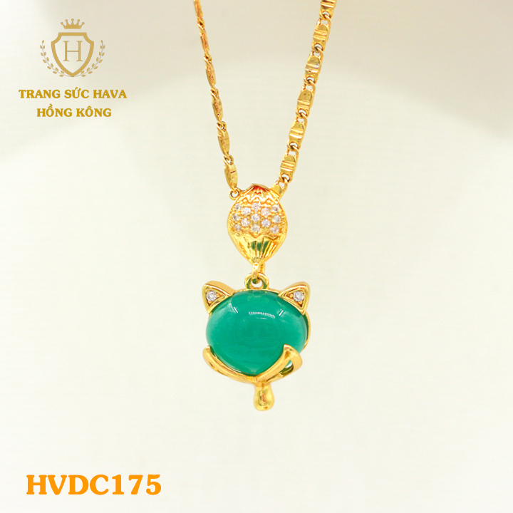 Hava Hong Kong gold plated titanium stainless steel women necklace pendant necklace-jewelry