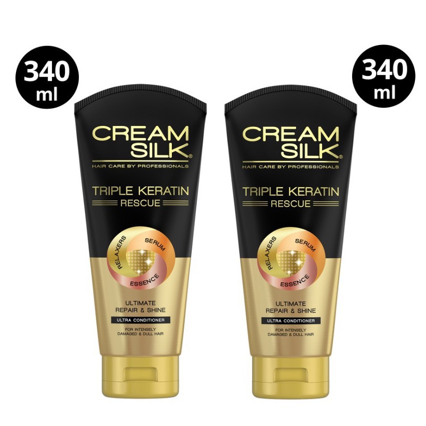 Cream Silk Conditioner Triple Keratin Rescue Gold Ultimate Repair