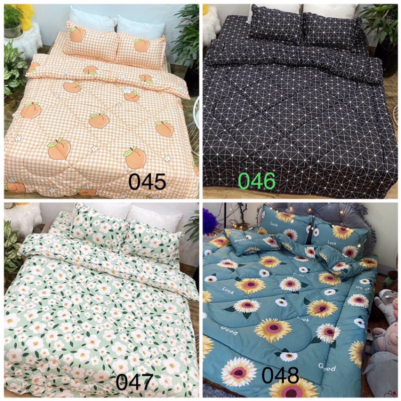 [FreeshipMAX] Poly Cotton chăn phao dày loại 1 mẫu mới (được chọn mẫu)
