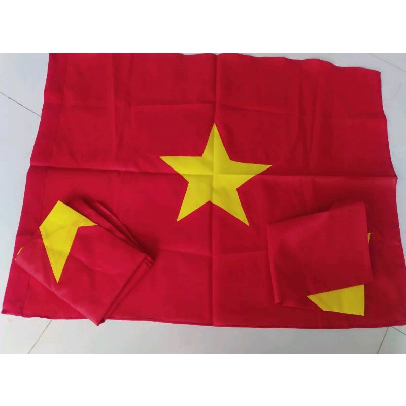 1 Vietnamese National Flag, Vietnam's National Flag (0.8m X 1.2m) - (0.6m X 0.8m)