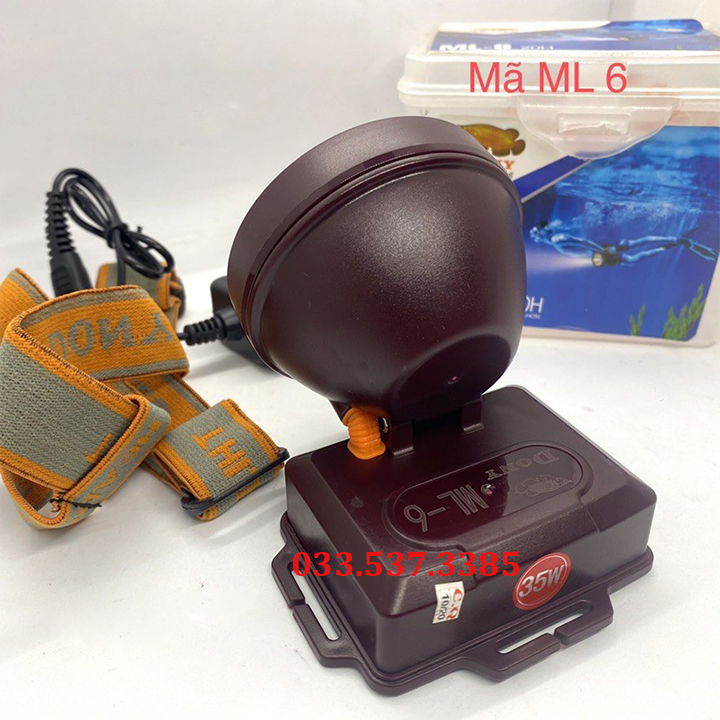 Đèn bin siêu sáng ML6 – DONY, đèn bin đội đầu chống nước
