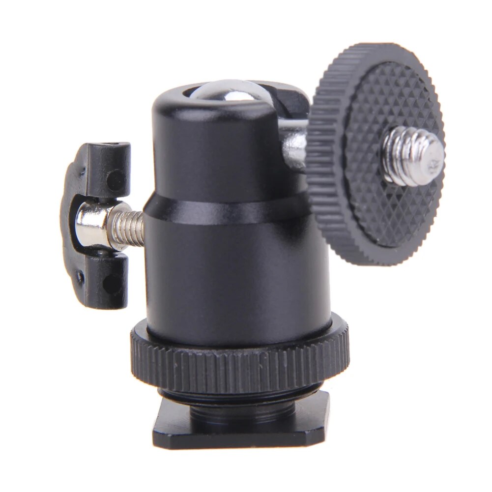 【Worth-Buy】 1-10pcs Suitable For Camera Tripod Flash Bracket Installation 1/4 Hot Shoe Adapter Bracket With Lock